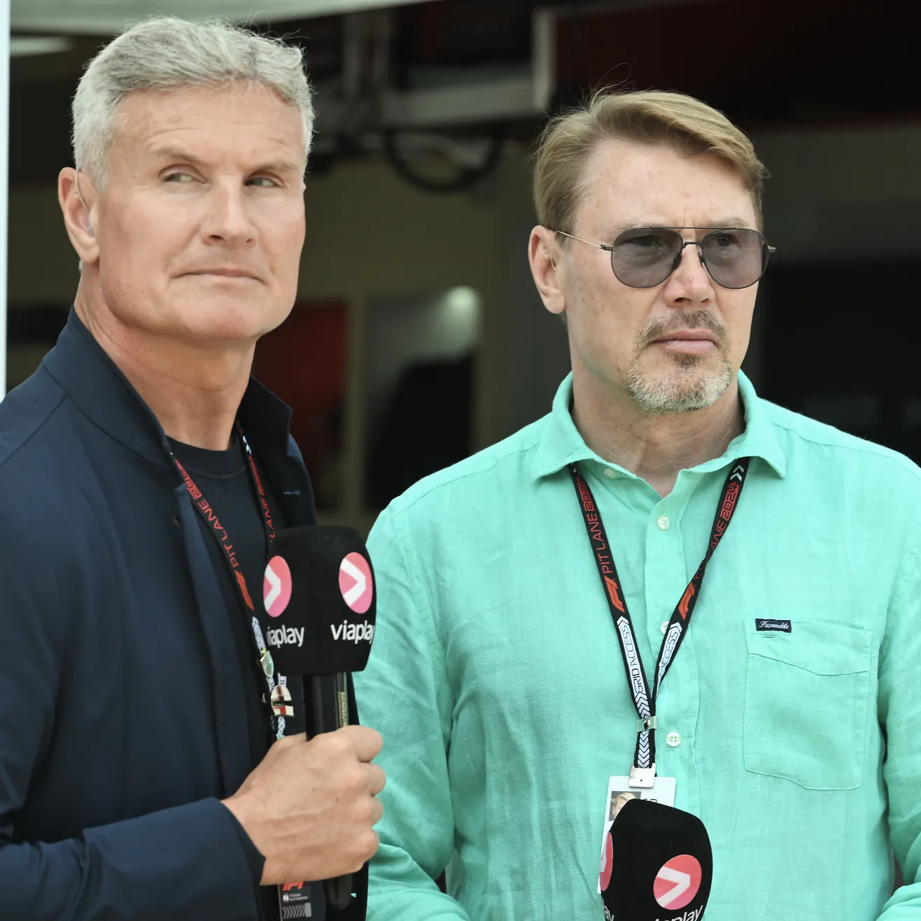 David Coulthard ja Mika Häkkinen. Kuva Getty Images.