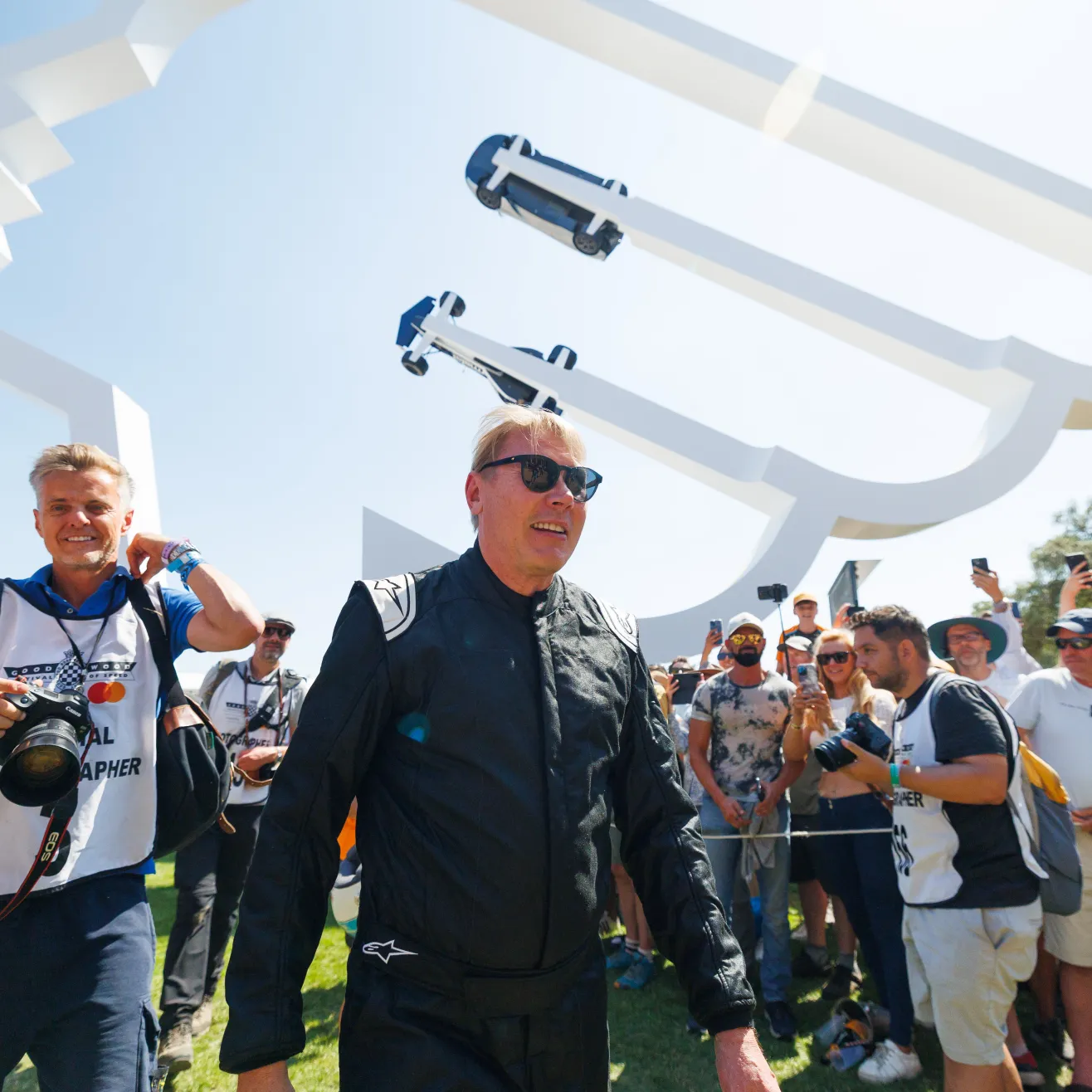 Mika Häkkinen Goodwood Festival of Speed -tapahtumassa tänä vuonna. Kuva Getty Images.