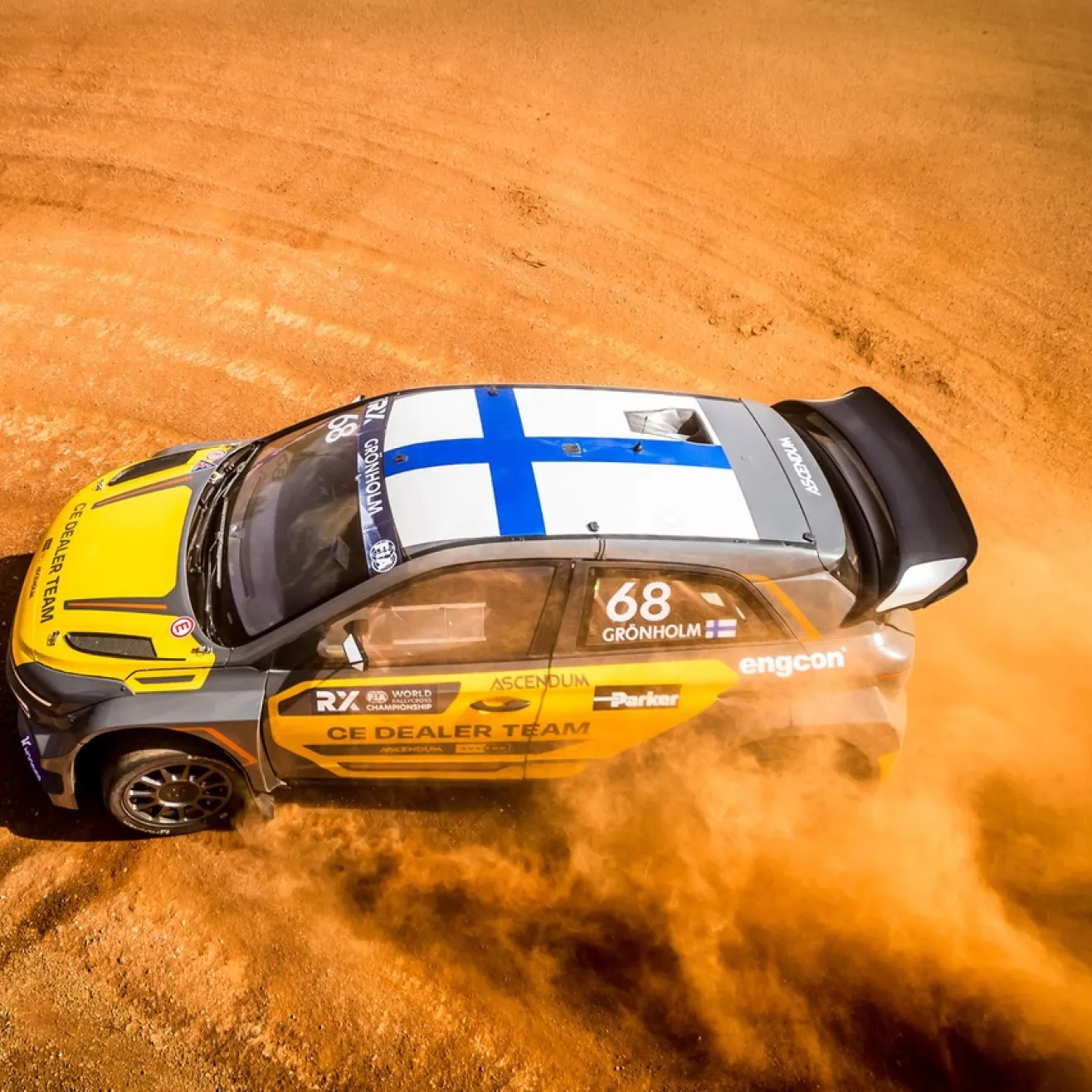 Niclas Grönholm. GRX team