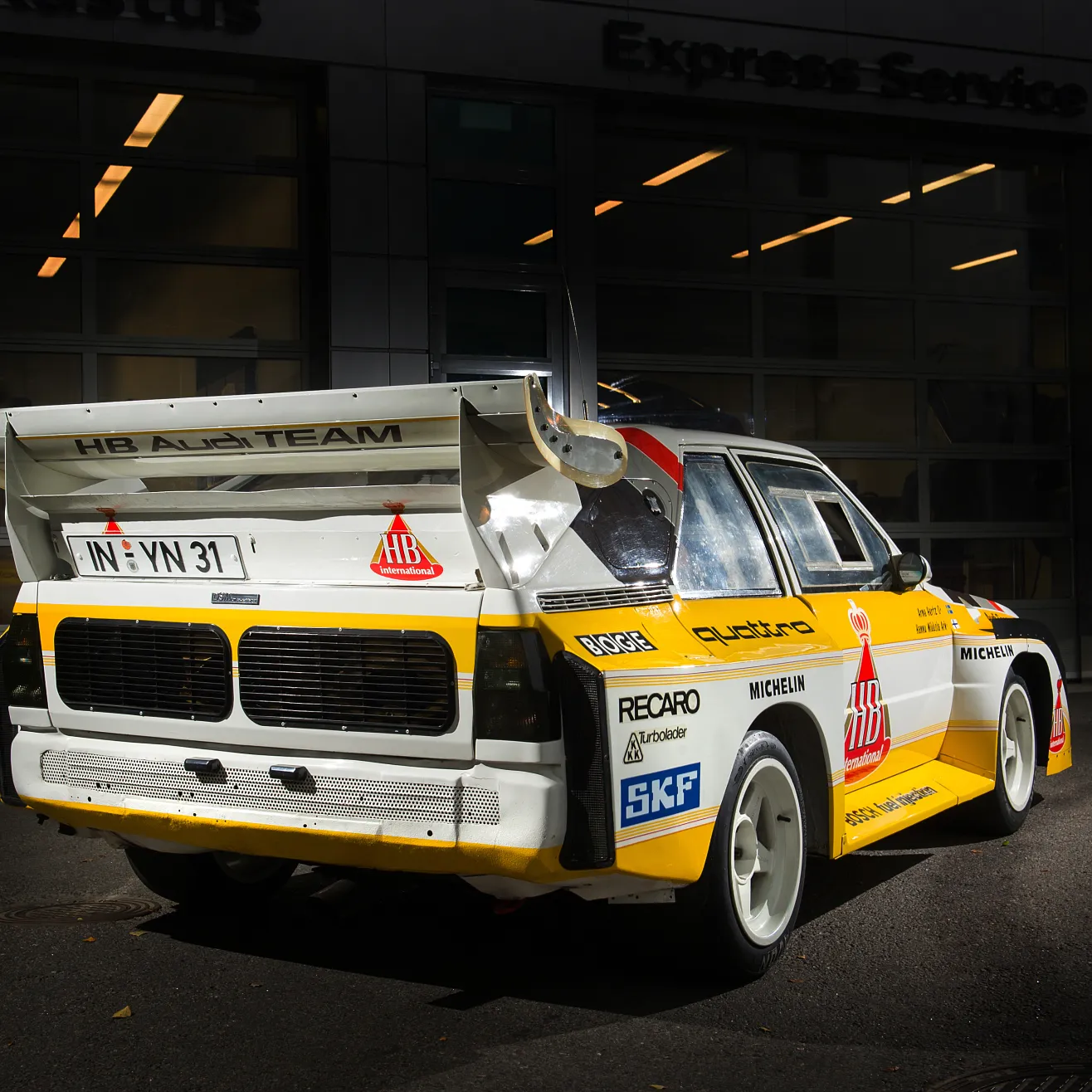 Audi quattro. Kuva Marko Mäkinen