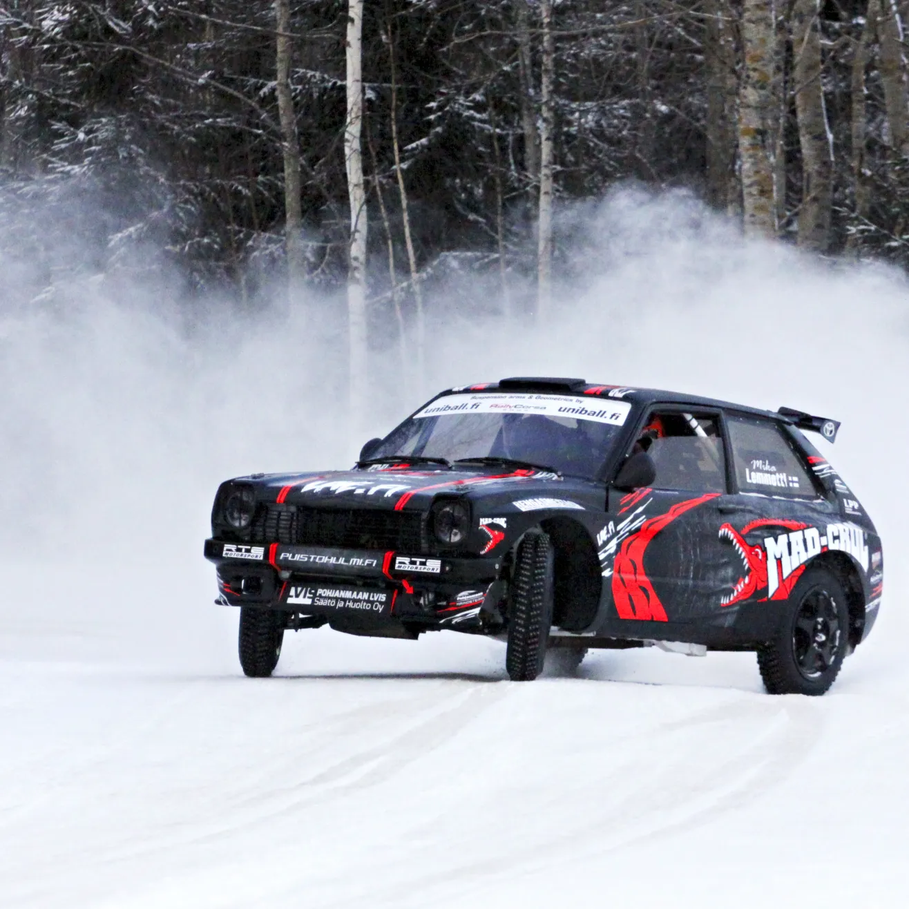 Toyota Starlet. Jyrki Järvilehto. Kuva Vesa Rauhala.