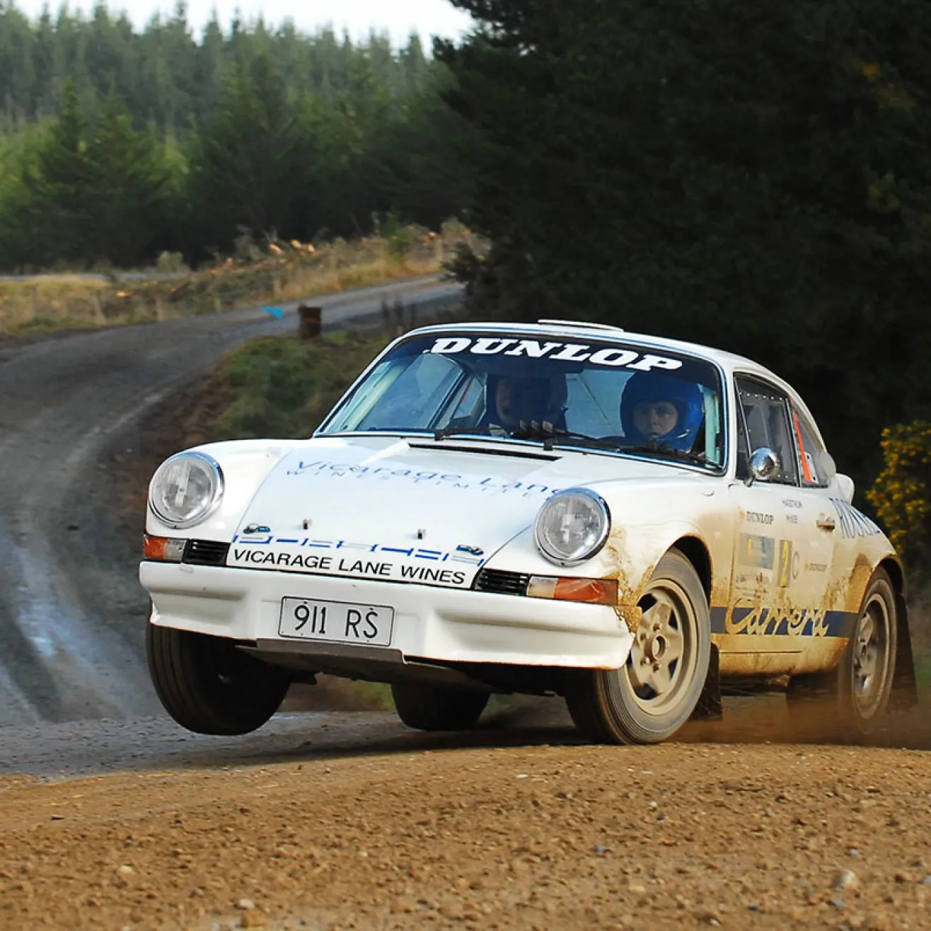 Pasi Hagstrom won the 2008 Otago Rally in the same Porsche 911. Photo: Geoff Ridder