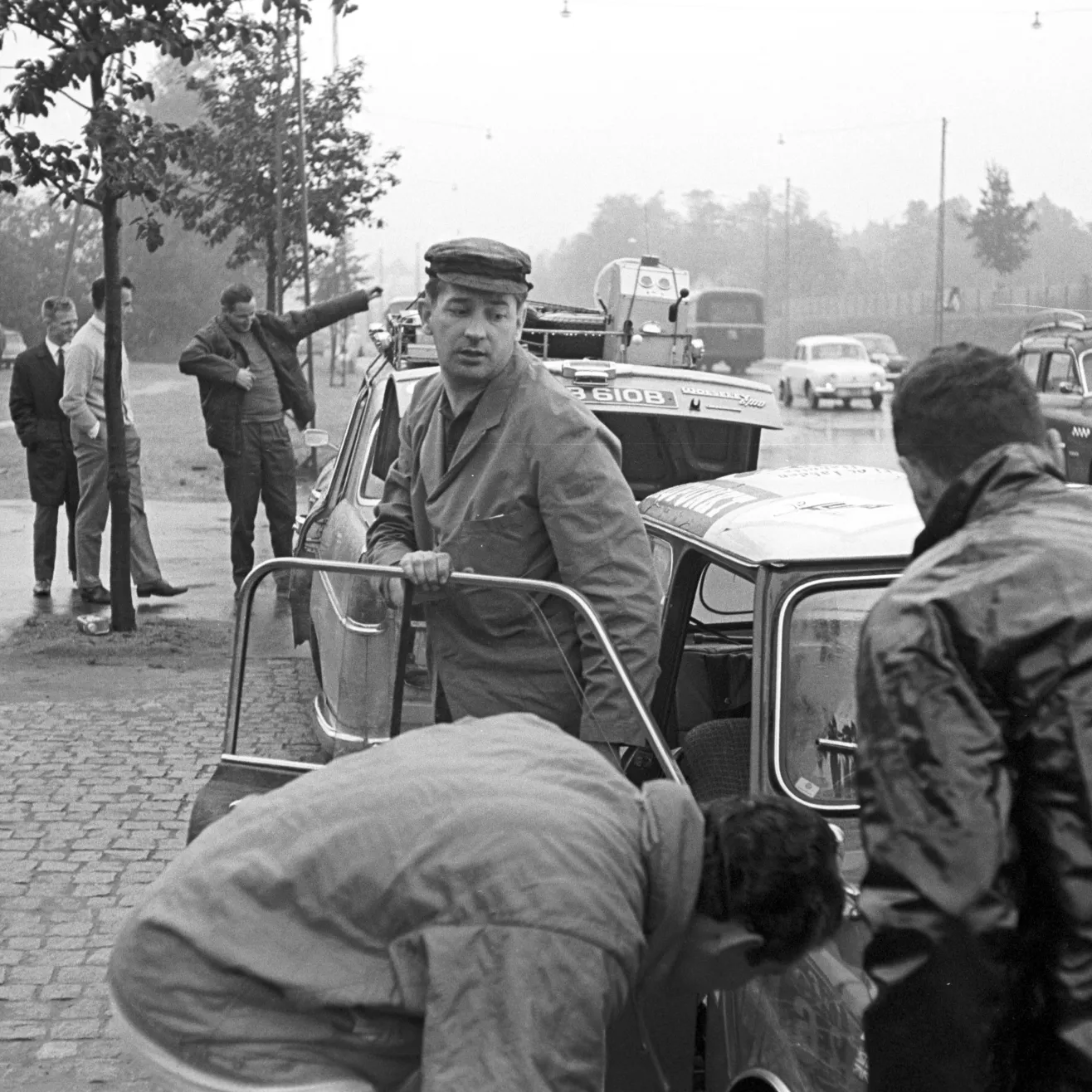  Mini Cooper. Suomen MM-ralli vuonna 1965. Kuva Getty Images.