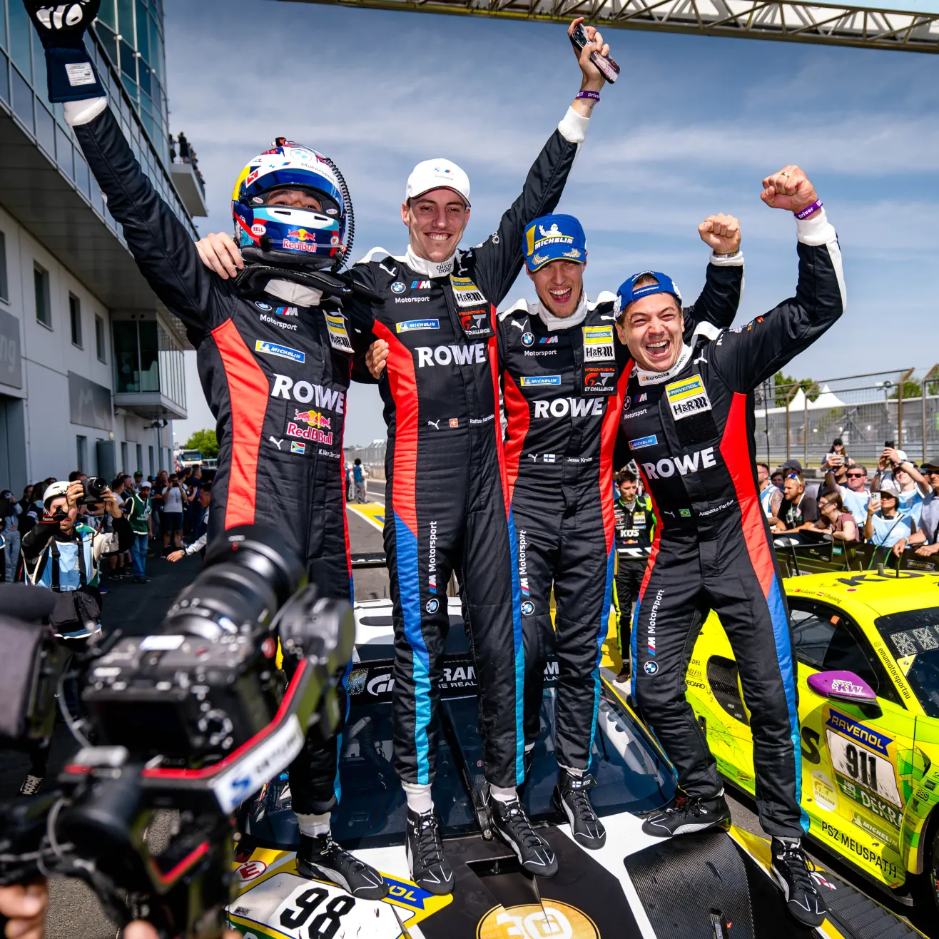 Jesse Krohn 2025. ROWE Racing, #98 BMW M4 GT3 EVO, Augusto Farfus, Jesse Krohn, Raffaele Marciello, Kelvin van der Linde.