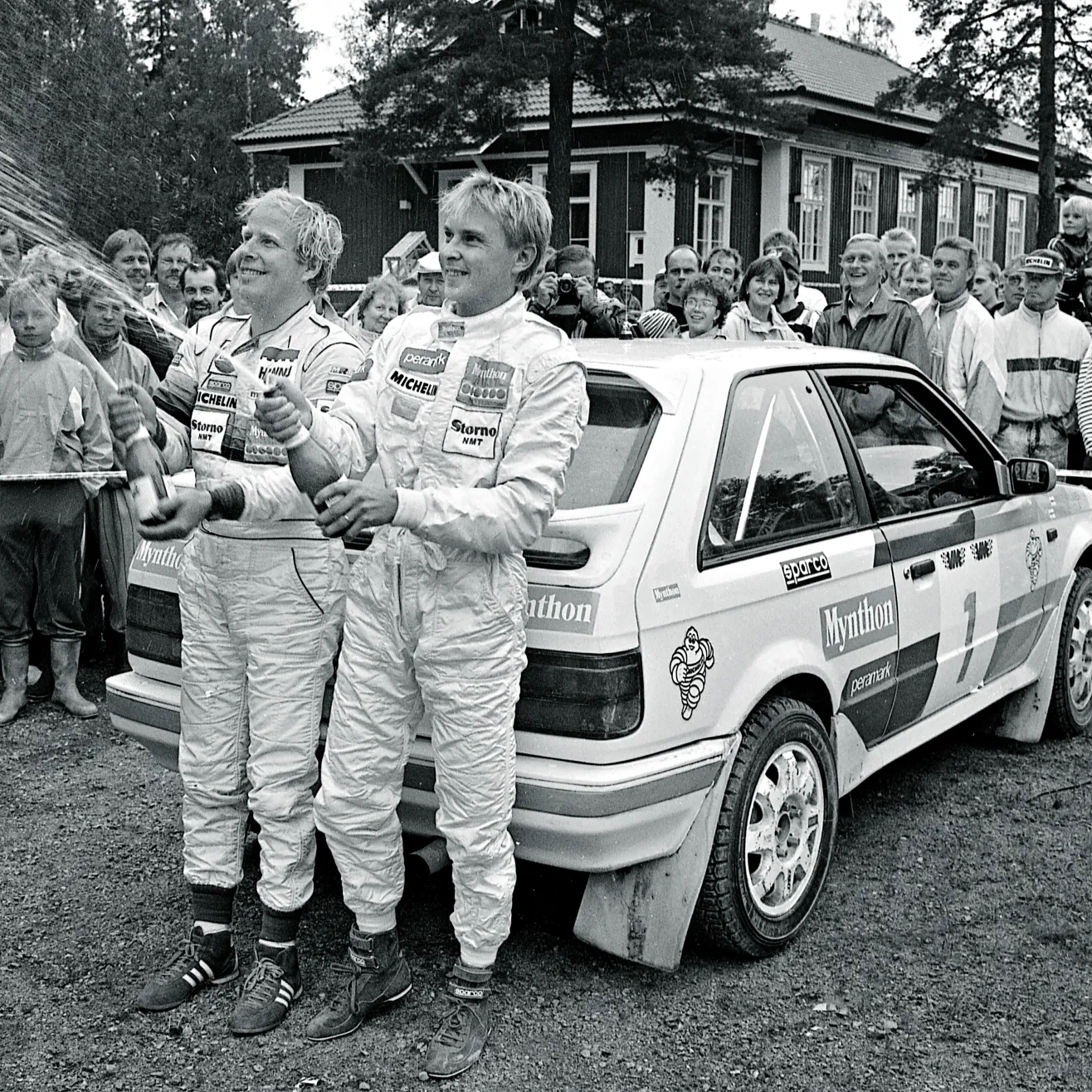 Hannu Mikkola ja Matti Nykänen. Kuva Marko Mäkinen. 