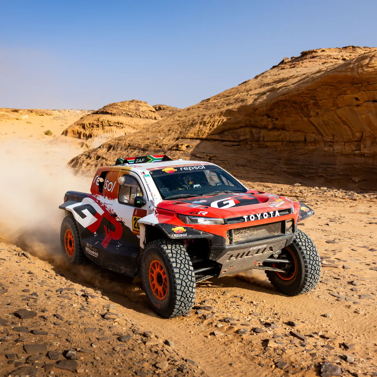 Henk-Lategan-and-Brett-Cumming Dakar2026. Kuva: Red Bull