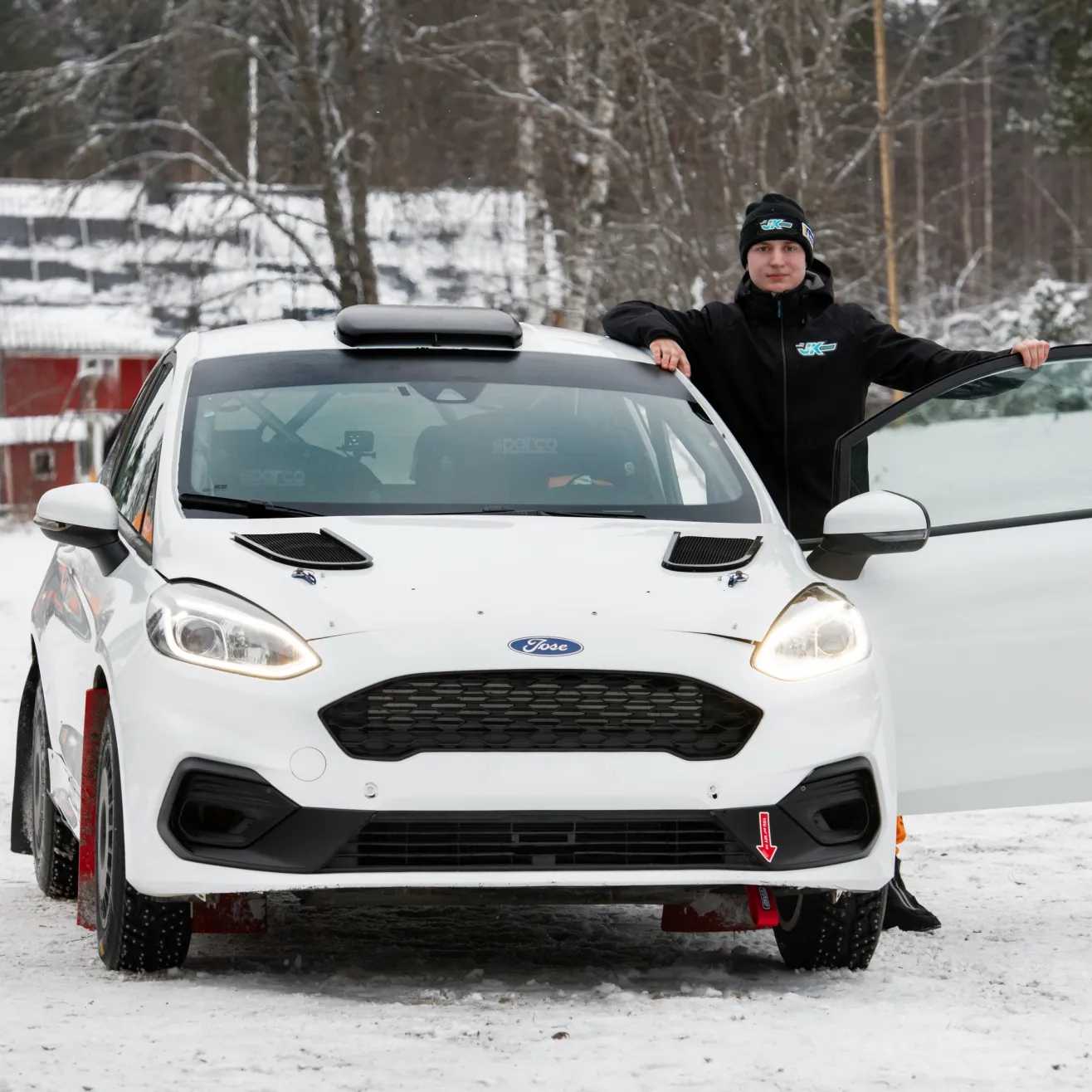 Jose-Kangas-ja-Ford-Fiesta-Rally4. Kuva: Merita Mäkinen