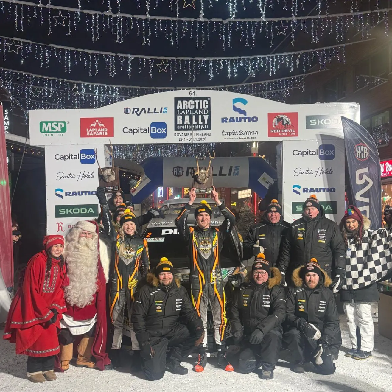 Esa Pekka Lappi. Tunturiralli. Kuva Merita Mäkinen