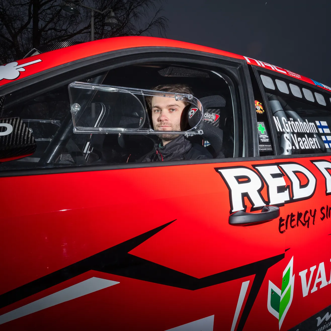 Niclas Grönholm. Kuva MERITA MÄKINEN