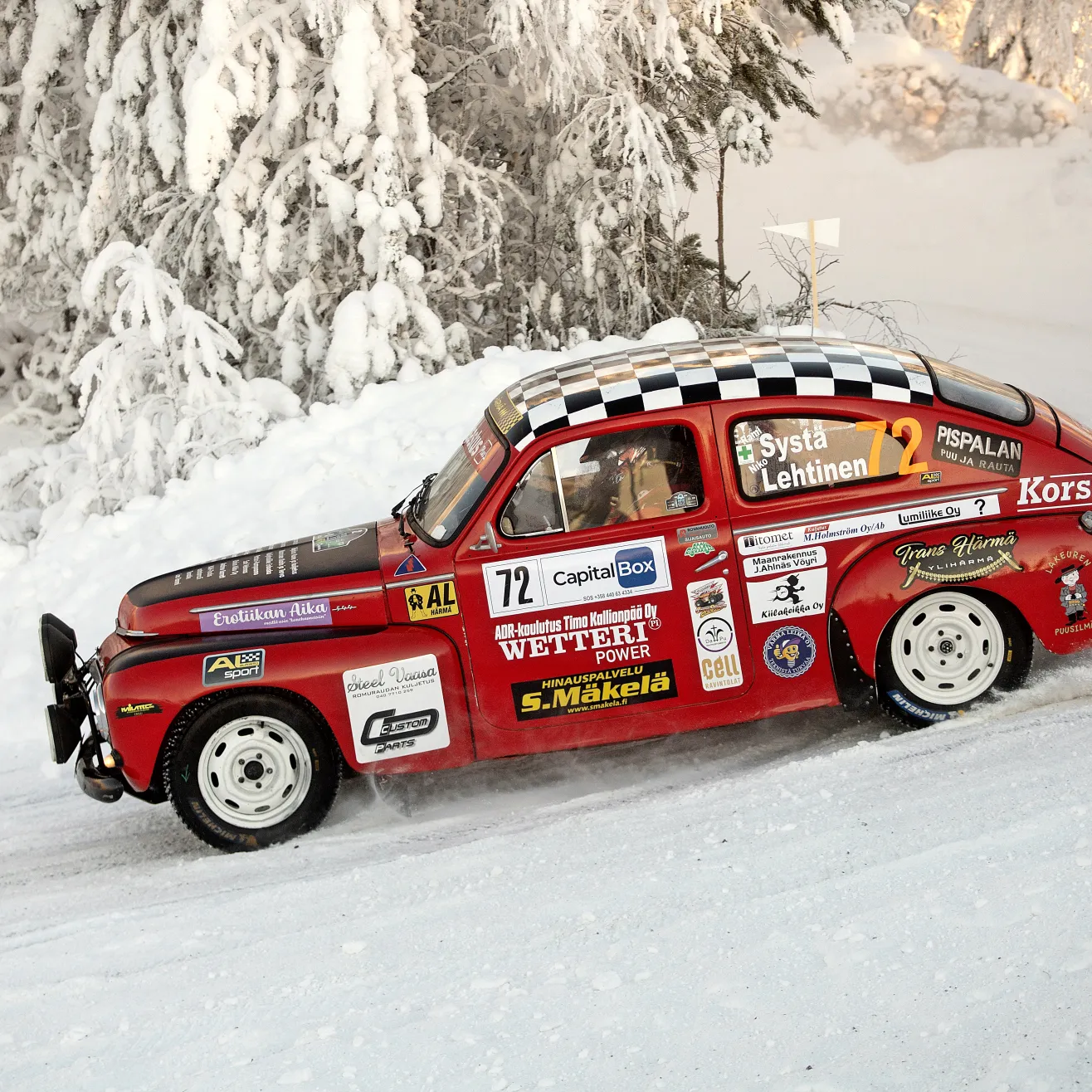 Rami "Mr.Volvo" Systä. Kuva Jouni Laakso. 