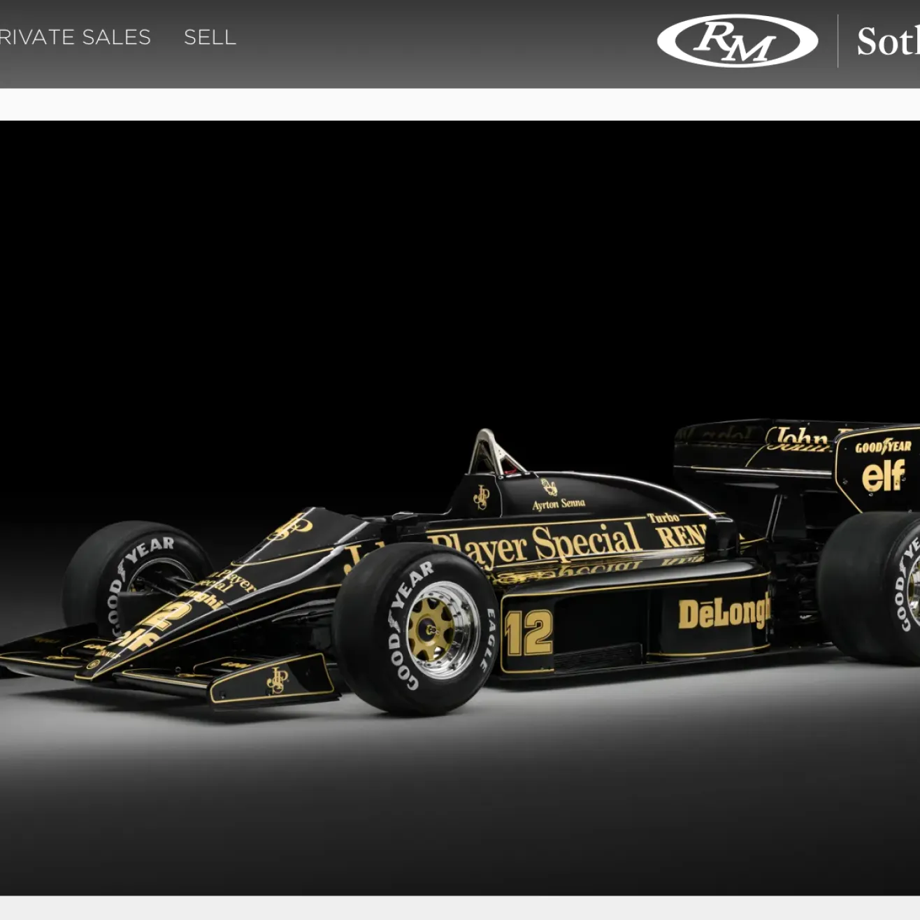 Ayrton Senna huutokauppa