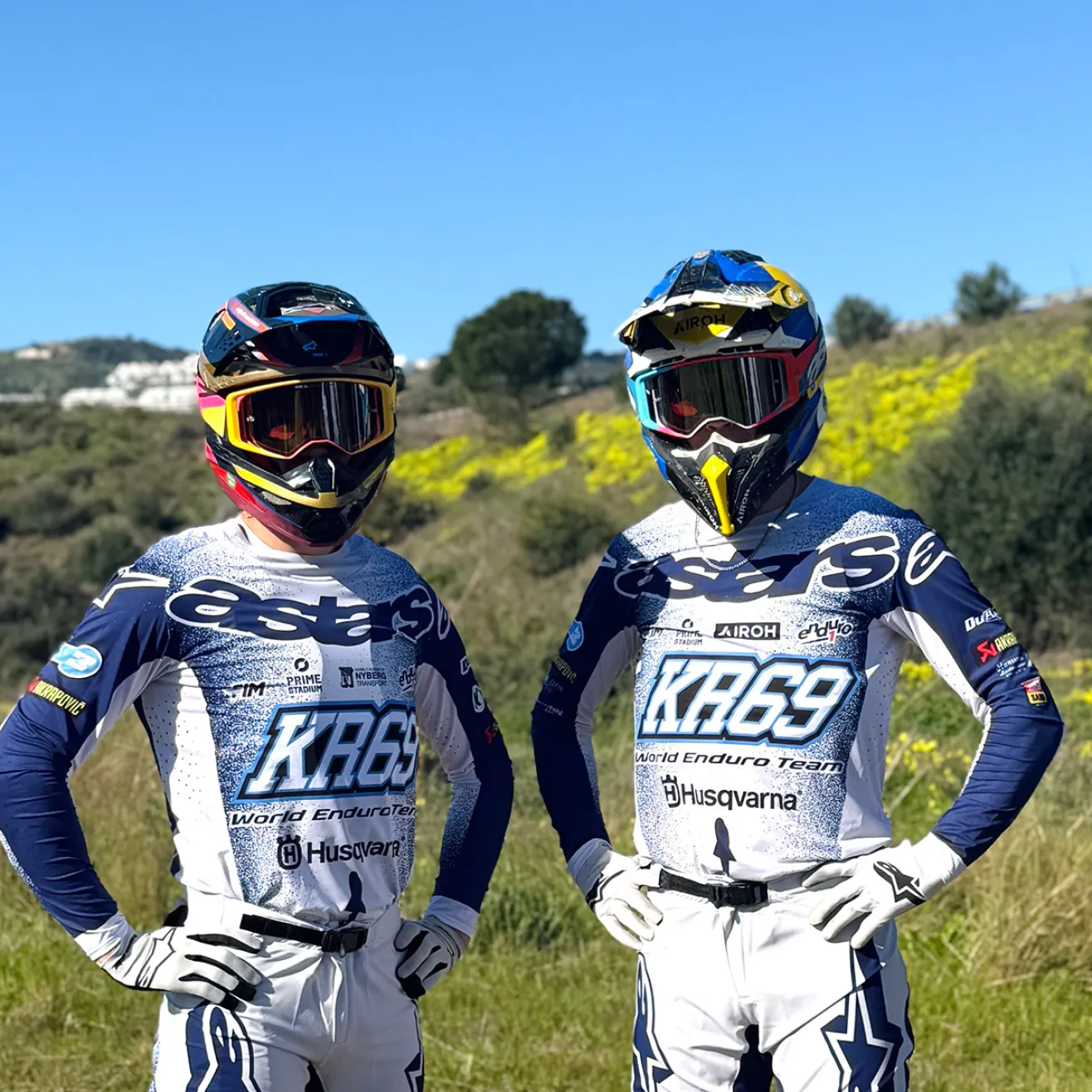Roni Kytönen ja Axel Semb Kuva: KR69 World Enduro Team