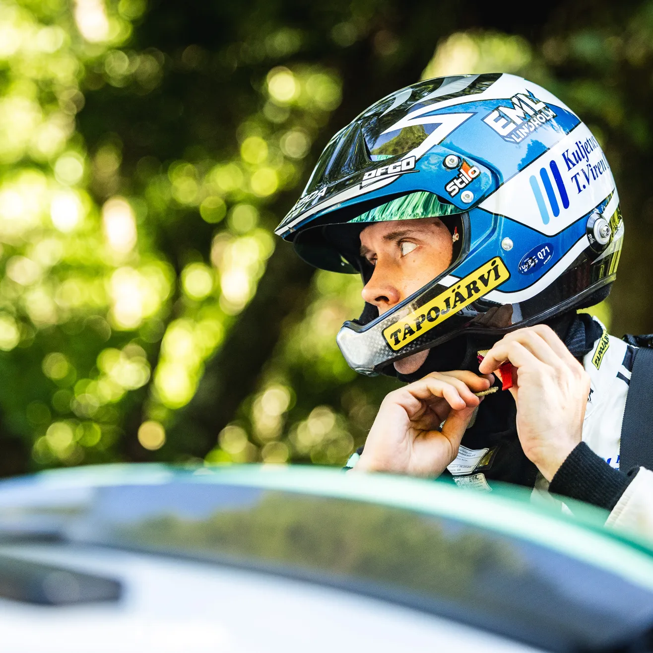 Emil Lindholm. Kuva Skoda Motorsport