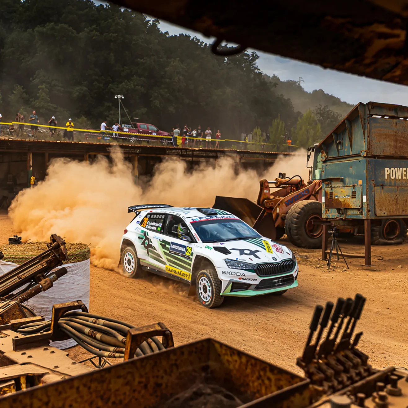 Emil Lindholm. Kuva  Škoda Motorsport