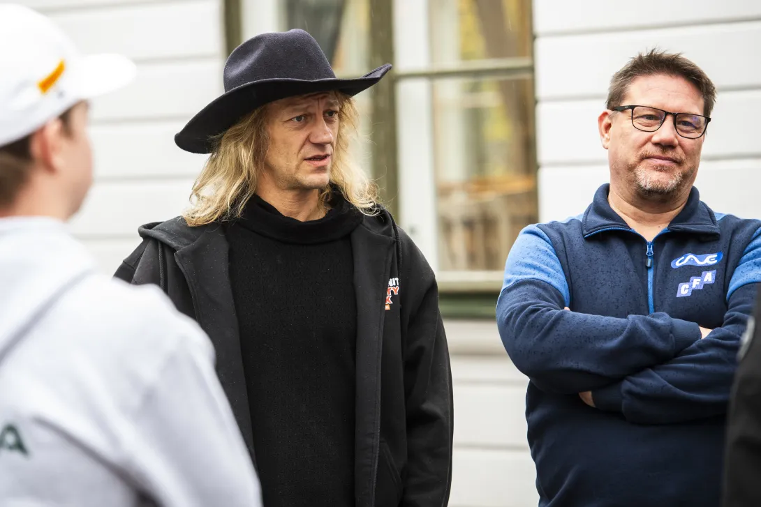 Jukka Hilden ja Ossi Viljanen. Kuva Vesa Koivunen