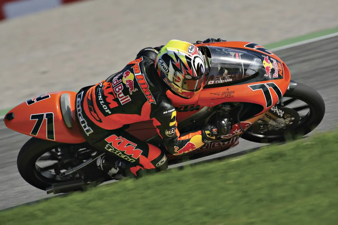 KTM antoi hybriditeknologialle lyhytaikaisen debyytin MotoGP:ssä. Kuva KTM.